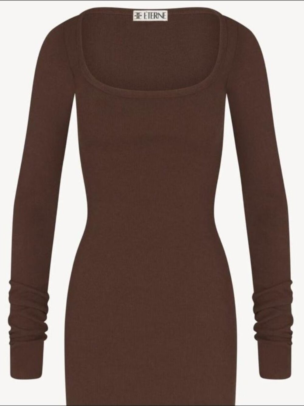 Eterne Square Neck Mini Dress